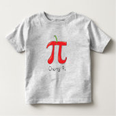 Wiskunde Cherry Pi Symbool Kind Kinder Shirts (Voorkant)