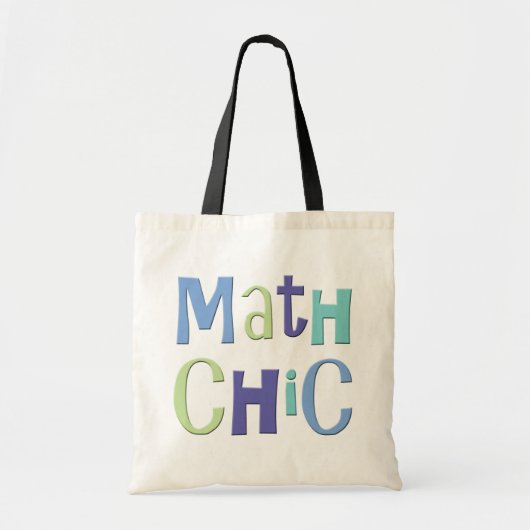 Wiskunde Chic Tote Bag (Voorkant)