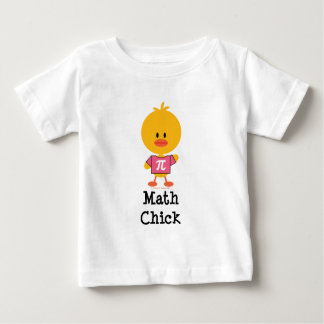 Wiskunde Chick Baby T shirt