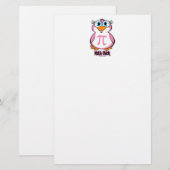 Wiskunde Chick Briefpapier (Voorkant / Achterkant)