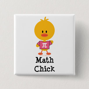 Wiskunde Chick Button
