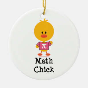 Wiskunde Chick Ornament