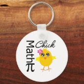 Wiskunde Chick Sleutelhanger (Voorkant)