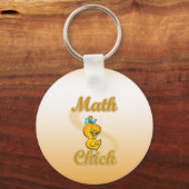Wiskunde Chick Sleutelhanger (Voorkant)