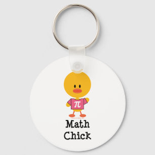 Wiskunde Chick Sleutelhanger