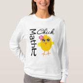 Wiskunde Chick T-shirt (Voorkant)