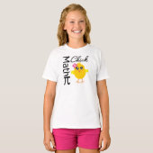 Wiskunde Chick T-shirt (Voorkant volledig)
