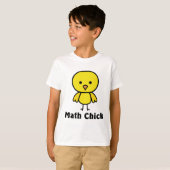 Wiskunde Chick T-shirt (Voorkant volledig)