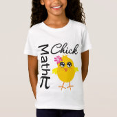 Wiskunde Chick T-shirt (Voorkant)