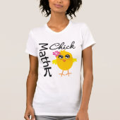 Wiskunde Chick T-shirt (Voorkant)
