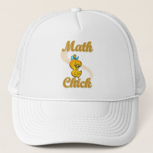 Wiskunde Chick Trucker Pet (Voorkant)