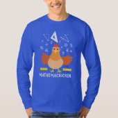 Wiskunde Chicken Gag Funny Mathemachicken T-shirt (Voorkant)