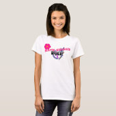 Wiskunde Chicks Rule! T-shirt (Voorkant volledig)