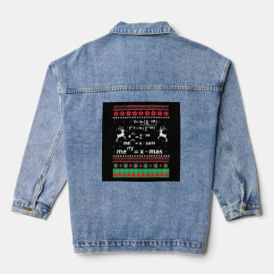 WISKUNDE CHRISTMAS DENIM JACKET