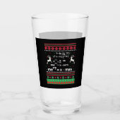 WISKUNDE CHRISTMAS GLAS (Voorkant)