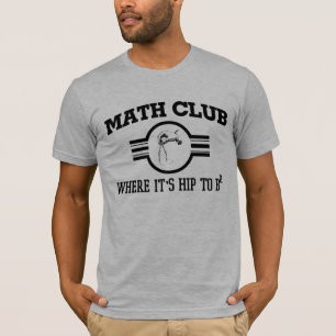 WISKUNDE CLUB waar het HIP aan B² is T-shirt
