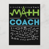 Wiskunde Coach Mathematics Tutor Briefkaart (Voorkant)