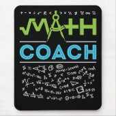 Wiskunde Coach Mathematics Tutor Muismat (Voorkant)