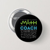 Wiskunde Coach Mathematics Tutor Ronde Button 5,7 Cm (Voorkant /achterkant)