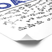 Wiskunde coach wiskundedocent foto afdruk (Hoek)