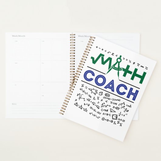 Wiskunde coach wiskundedocent planner (Display)