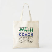 Wiskunde coach wiskundedocent tote bag (Voorkant)