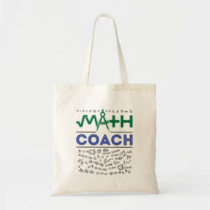 Wiskunde coach wiskundedocent tote bag