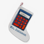 Wiskunde curator lerarenopleiding kleine kerstsok (Voorkant (Hangend))