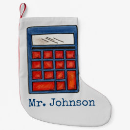 Wiskunde curator lerarenopleiding kleine kerstsok