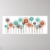 Wiskunde Daisies Poster (Voorkant)