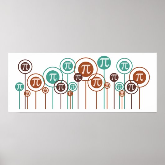 Wiskunde Daisies Poster (Voorkant)