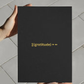 Wiskunde Dank u kaart