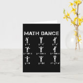 Wiskunde Dans Algebraïsche Functies Grappig Leraar Kaart (Gele Bloem)
