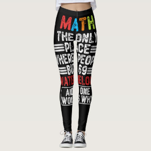 Wiskunde de enige plaats waar de mensen kopen - de leggings