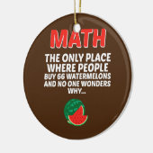 Wiskunde de enige plaats waar mensen 66 kopen keramisch ornament (Links)