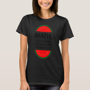 Wiskunde de enige plaats waar mensen 66 water kunn t-shirt