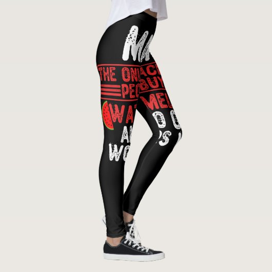 Wiskunde. De enige plaats waar mensen 69 Watermelo Leggings (Rechts)