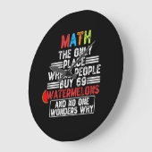 Wiskunde de enige plaats waar mensen 69 watermeloe grote klok (Hoek)