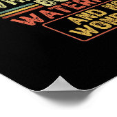 Wiskunde de enige plaats waar mensen 69 watermeloe poster (Hoek)