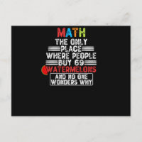 Wiskunde de enige plaats waar mensen kopen - grapp