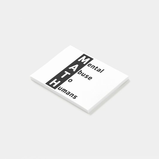 Wiskunde Definitie Post-it® Notes (Schuin)