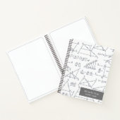 Wiskunde diagrammen Patroongrafiekpapier Notitieboek (Binnen)