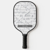 Wiskunde Diagrammen Patroonscholen Gebeurtenis Pickleball Paddle (Achterkant)