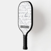 Wiskunde Diagrammen Patroonscholen Gebeurtenis Pickleball Paddle (Links)