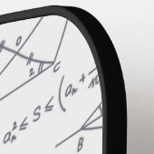 Wiskunde Diagrammen Patroonscholen Gebeurtenis Pickleball Paddle (Links Detail)