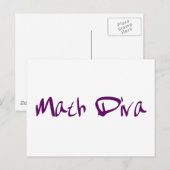 Wiskunde Diva Briefkaart (Voorkant / Achterkant)