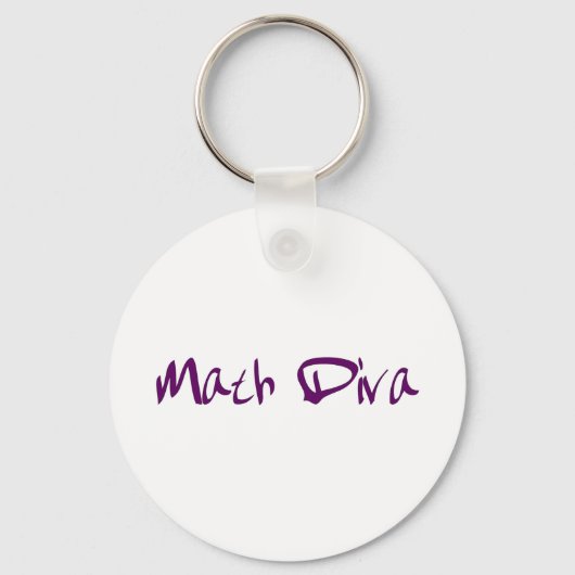 Wiskunde Diva Sleutelhanger (Voorkant)