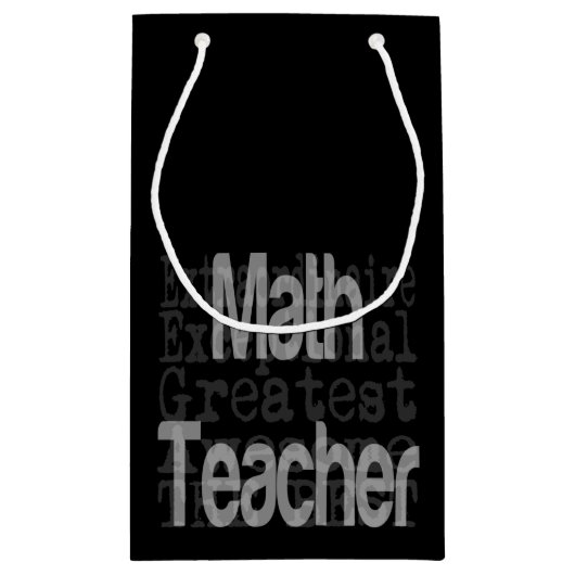 Wiskunde docent-extraordinaire klein cadeauzakje (Achterkant)