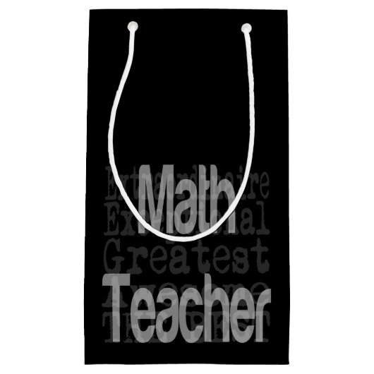 Wiskunde docent-extraordinaire klein cadeauzakje (Voorkant)