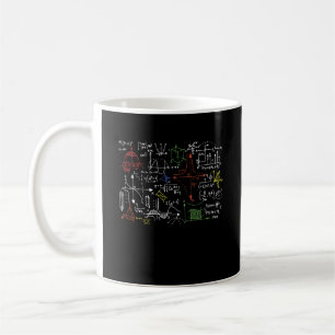 Wiskunde docent Formulas Cheat Sheet Cool Geek Ner Koffiemok